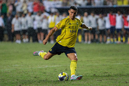 Cristiano Ronaldo penalty kick for Al Nassr