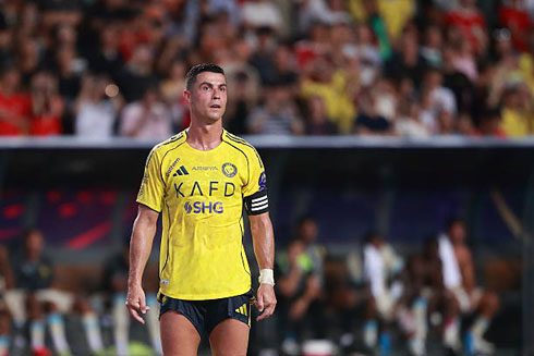 Cristiano Ronaldo shorts pulled up