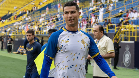 Cristiano Ronaldo happy at Al Nassr