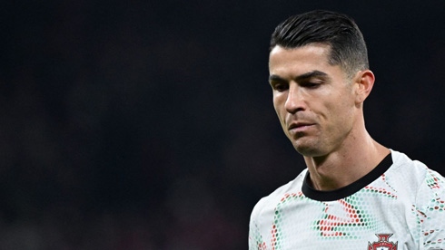 Cristiano Ronaldo in Portugal white shirt