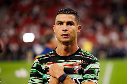 Cristiano Ronaldo wearing Portugal shirt ahead of World Cup 2025