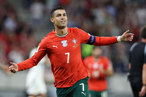 Cristiano Ronaldo is Portugal top forward