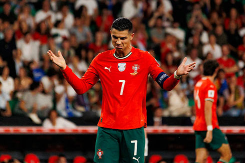 Cristiano Ronaldo looking for answers