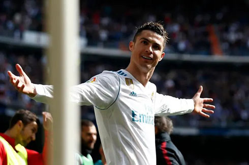 Cristiano Ronaldo striker at Real Madrid