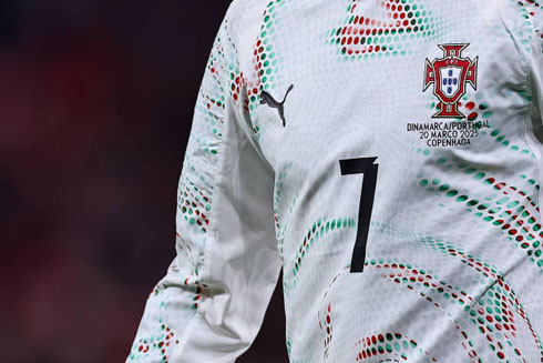 Ronaldo number 7 in Portugal