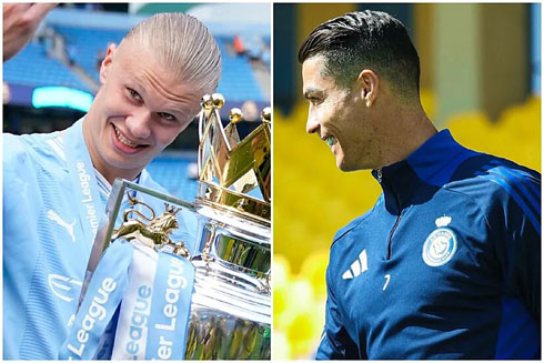 Erling Haaland and Cristiano Ronaldo top scorers of the Champions League