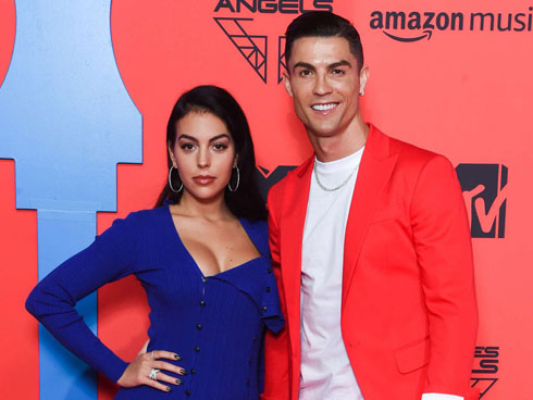 Georgina Rodriguez and Ronaldo photoshoot