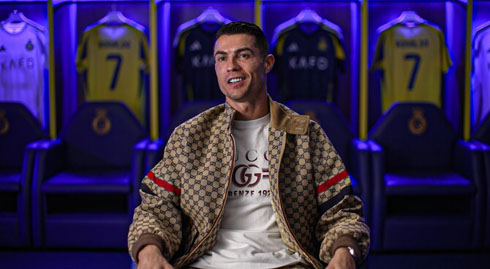 Cristiano Ronaldo interview in the dressing room