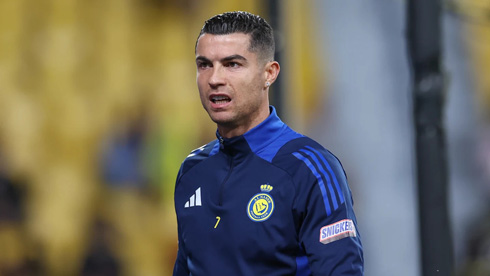 Cristiano Ronaldo in Al Nassr warmup