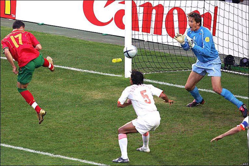 Cristiano Ronaldo goal vs Netherlands in the EURO 2004