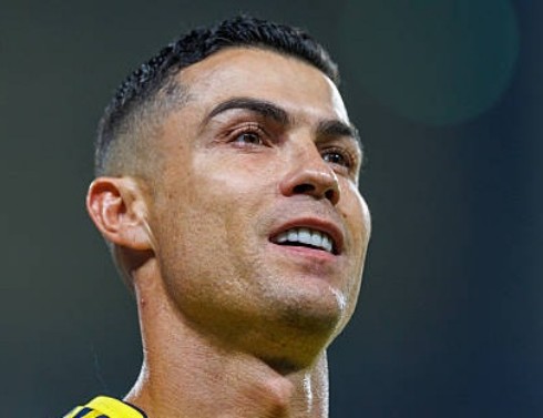 Cristiano Ronaldo looking confident