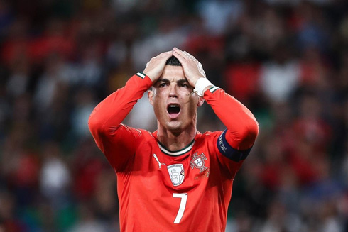 Cristiano Ronaldo disbelief for Portugal
