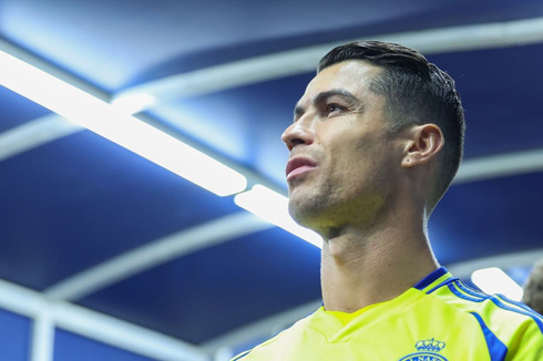 Cristiano Ronaldo profile look left side