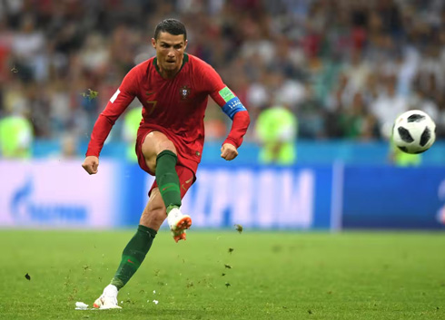 Cristiano Ronaldo free kick goal vs Spain in the World Cup