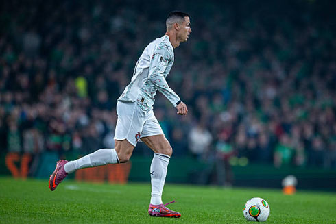 Cristiano Ronaldo in action for Portugal in 2025