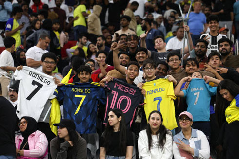 Cristiano Ronaldo and Messi shirts