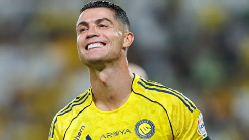 Cristiano Ronaldo smiling in 2026