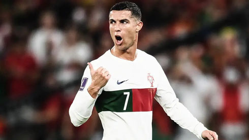 Cristiano Ronaldo Portugal white shirt jersey
