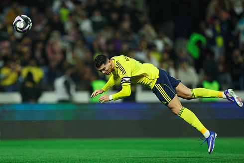 Cristiano Ronaldo diving header Al Nassr