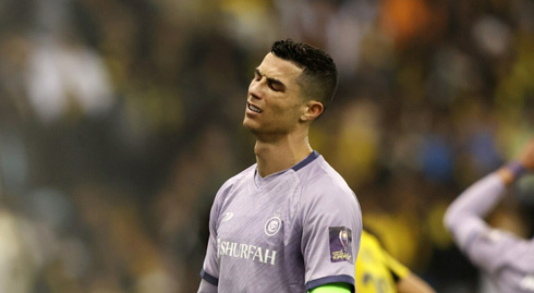 Cristiano Ronaldo discontent during Al Nassr game