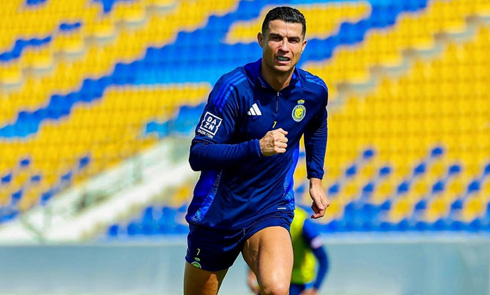 Cristiano Ronaldo training for Al Nassr