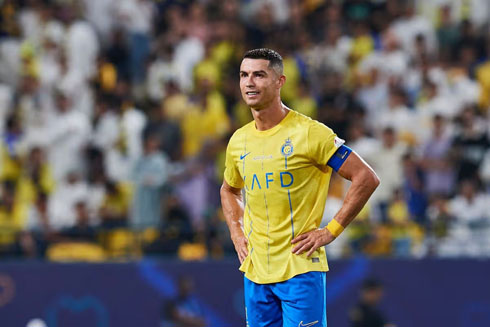 Cristiano Ronaldo waiting in Al Nassr