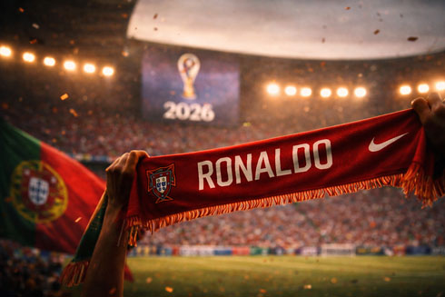 Ronaldo scarf for Portugal game