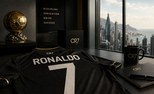 Cristiano Ronaldo business room