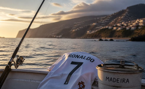 Cristiano Ronaldo fisherman in Madeira