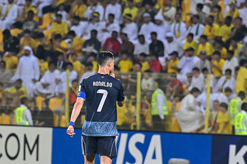 Cristiano Ronaldo in game for Al Nassr
