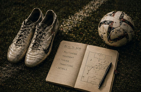Boots, a book and a football