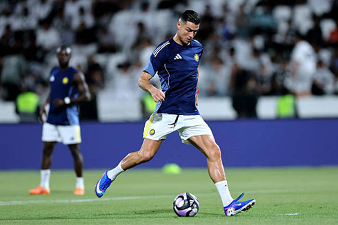 Cristiano Ronaldo warmup practice