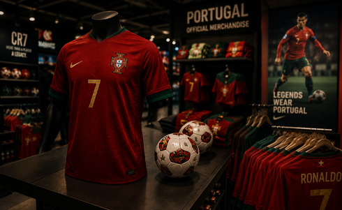Cristiano Ronaldo and Portugal merchandising