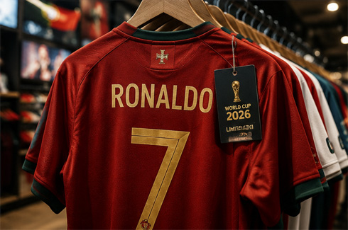 Cristiano Ronaldo and Portugal shirt for sale