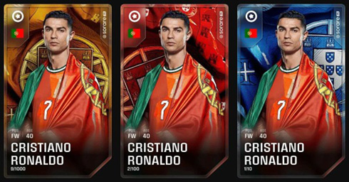 Cristiano Ronaldo special Sorare cards