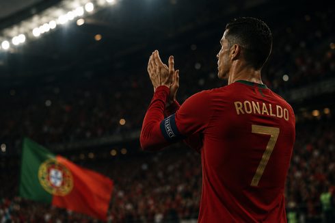 Cristiano Ronaldo gathering applauses