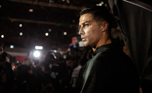 Cristiano Ronaldo dealing with the media