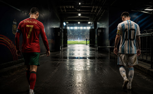 Cristiano Ronaldo and Lionel Messi last World Cup