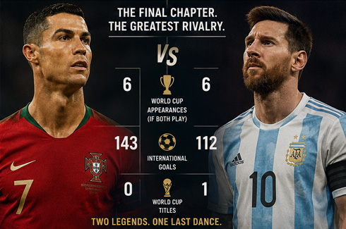 Cristiano Ronaldo and Messi stats and numbers World Cup 2026