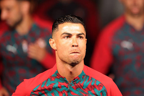 Cristiano Ronaldo focus and concentration prior to Portugal game