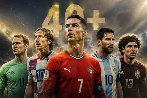Cristiano Ronaldo, Modric, Messi, Neuer, Ochoa