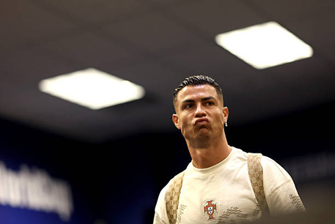 Cristiano Ronaldo pre-game appearance