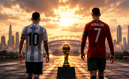Messi and Cristiano Ronaldo at the FIFA World Cup 2026