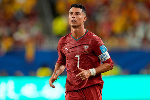 Cristiano Ronaldo in action for Portugal at the FIFA World Cup 2026