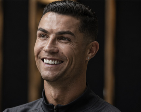Cristiano Ronaldo smiling