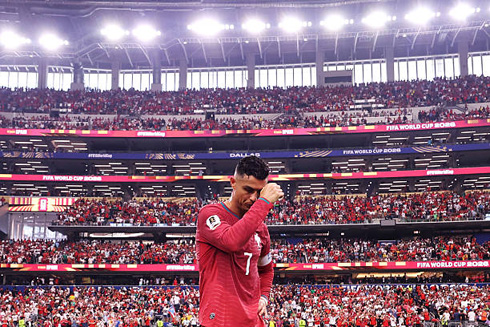 Cristiano Ronaldo saying goodbye to the World Cups