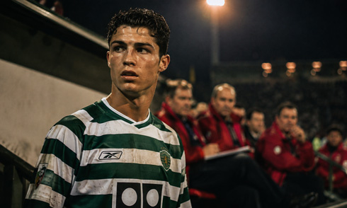 Cristiano Ronaldo and scouts during his Sporting years