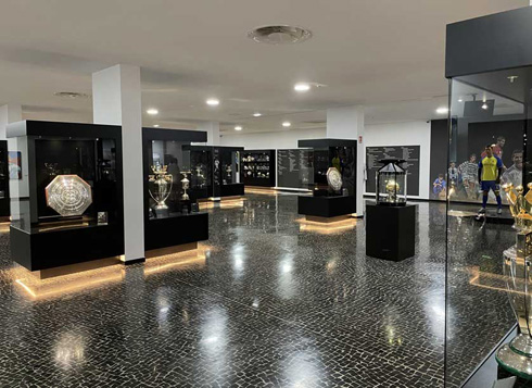 Inside CR7 musem in Portugal