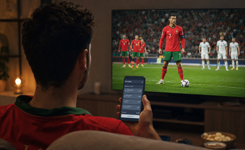 Fans betting on Cristiano Ronaldo from home