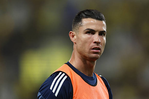 Cristiano Ronaldo wearing a training kit in 2026